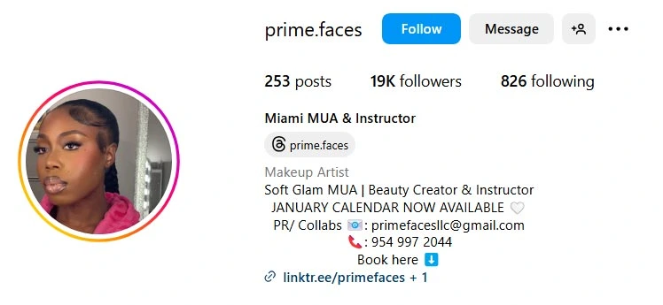 Beauty Creator & Instructor Miami