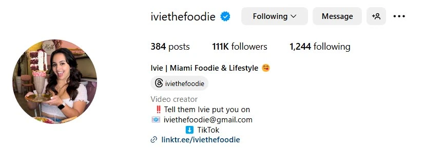 Best miami food influencers