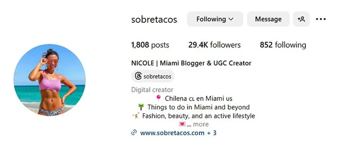 Miami Fashion, beauty Blogger & UGC Creator
