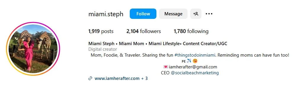 Miami Mom Lifestyle & UGC Content Creator