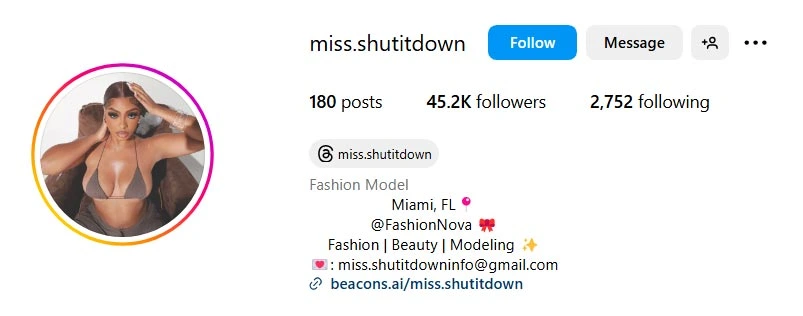 Top beauty influencers in miami